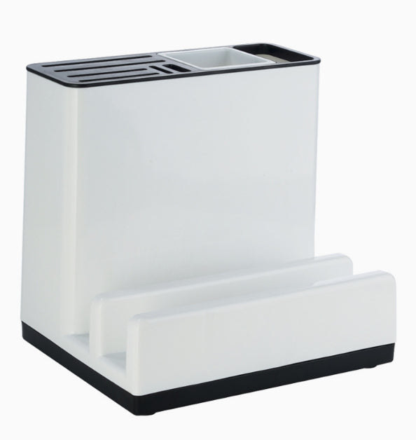 Modern Kitchen Knife & Tableware Storage Rack, Minimalist Organizer