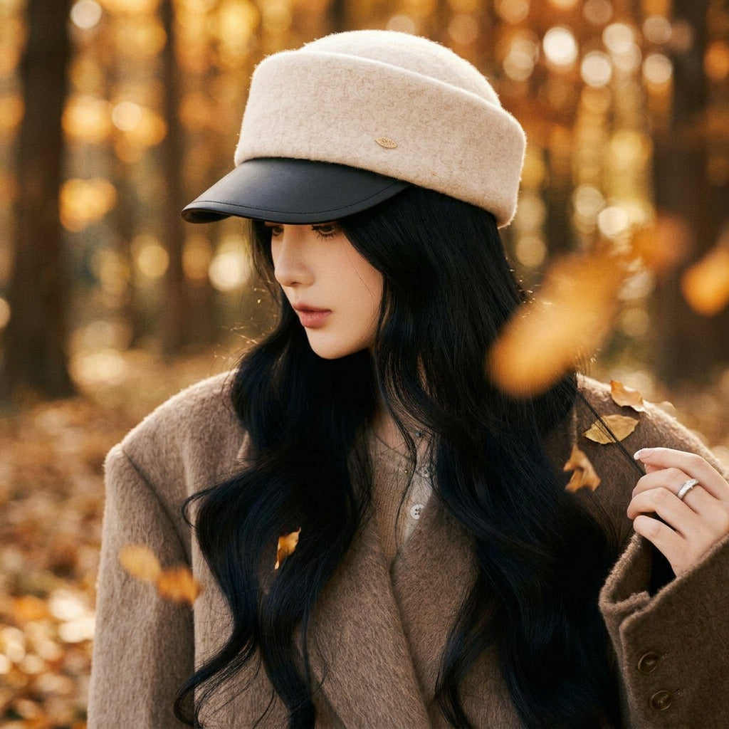 Women's Retro Cotton Patchwork Beret