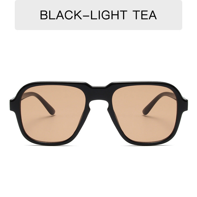 Vintage Large Rim Sunglasses Retro Fashion Driving Shades