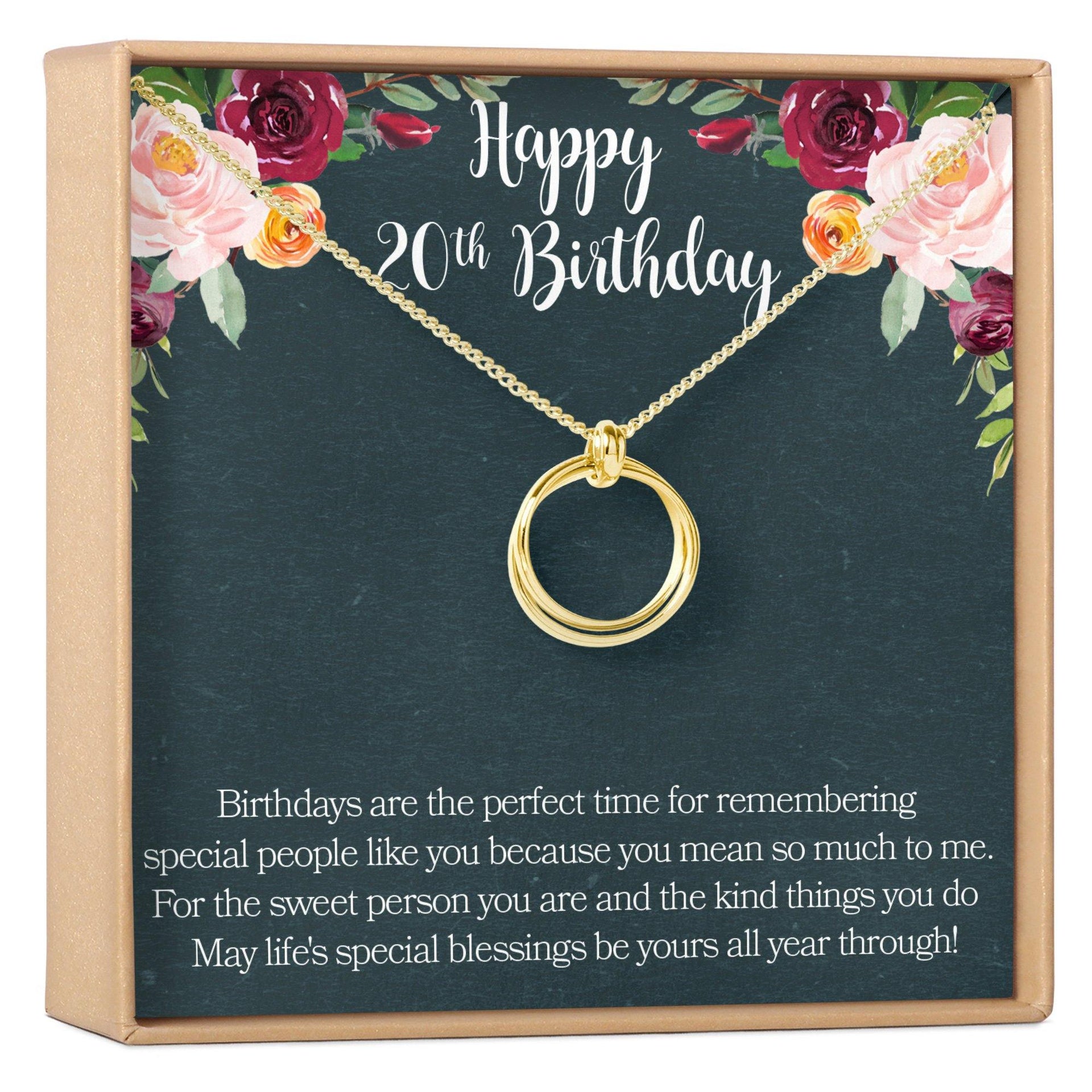 20th Birthday Necklace