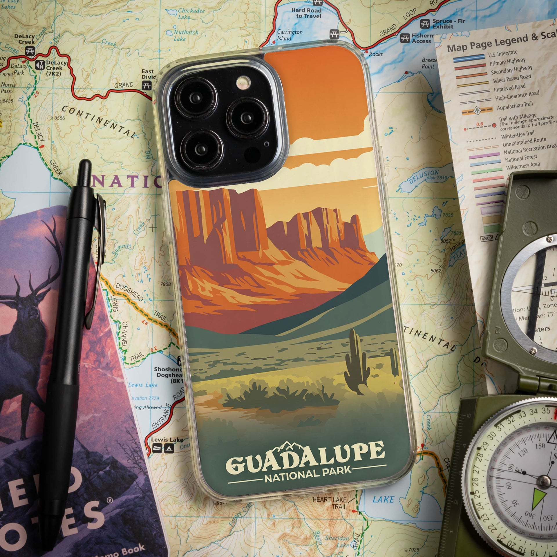 National Parks Guadalupe HD Apple iPhone 12 Series Mag-Safe Phone Case