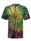 Dynamite Spiral Tie Dye Cotton Crew Neck T-Shirt