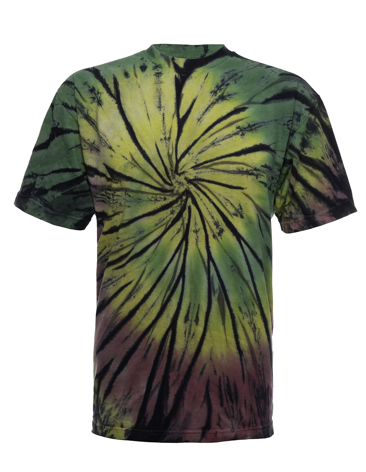 Dynamite Spiral Tie Dye Cotton Crew Neck T-Shirt