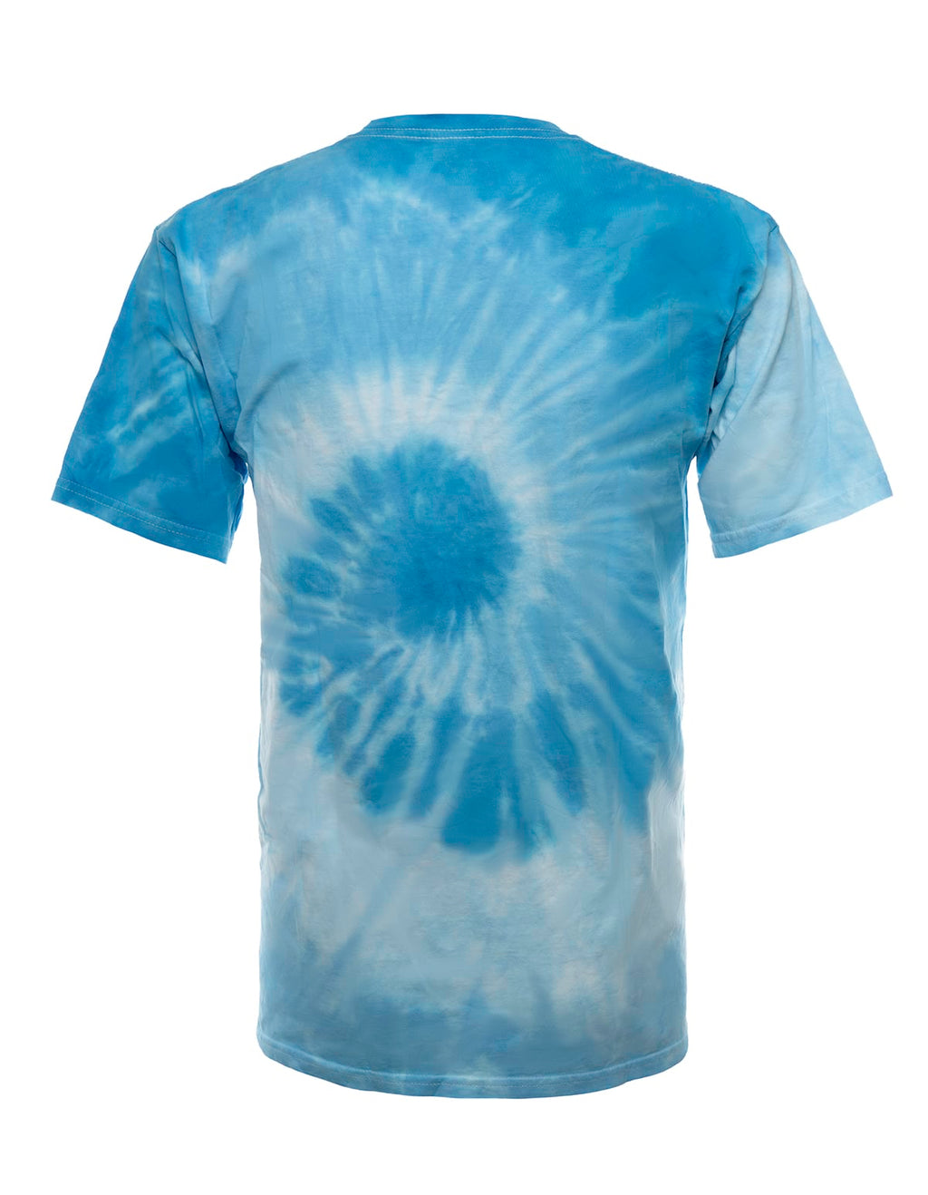 Sky Multi Spiral Tie Dye Crew Neck T-Shirt - Image 3