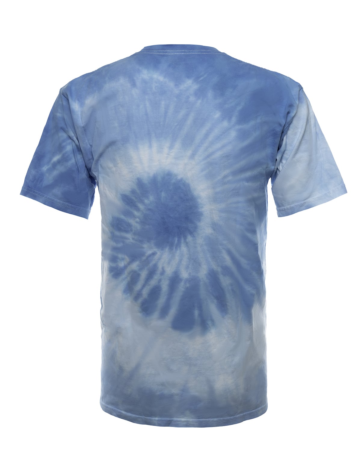 Sky Multi Spiral Tie Dye Crew Neck T-Shirt - Image 3