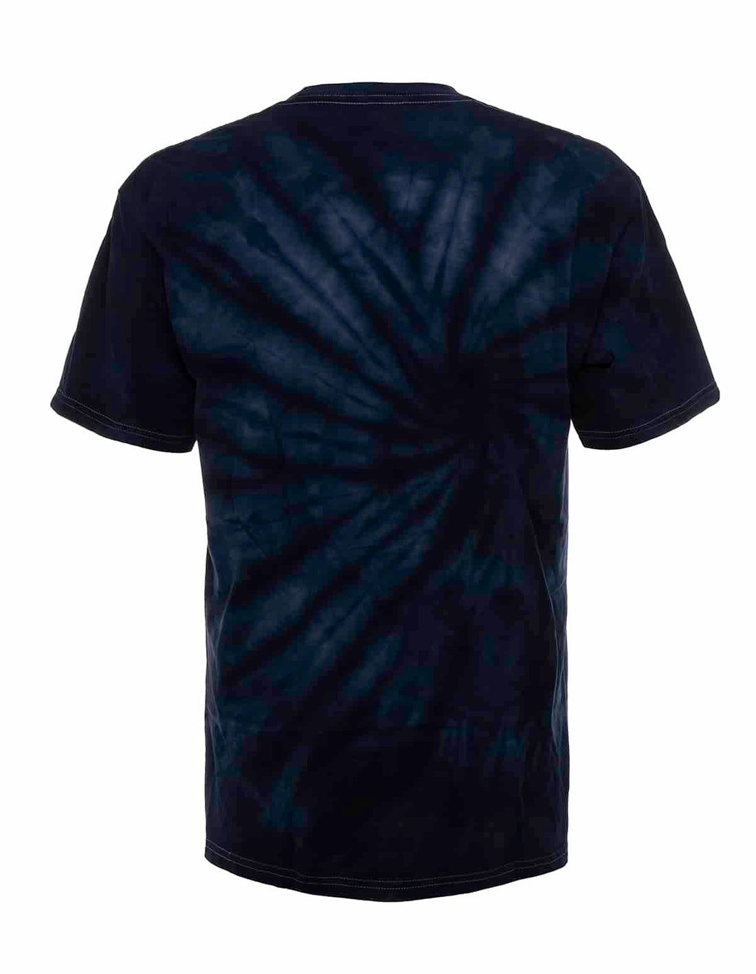 Midnight Spiral Tie Dye Cotton T-Shirt - Image 3