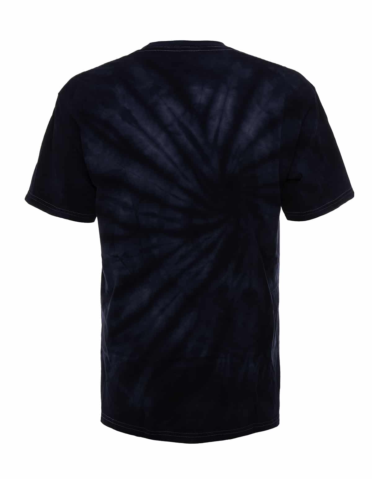 Midnight Spiral Tie Dye Cotton T-Shirt - Image 3