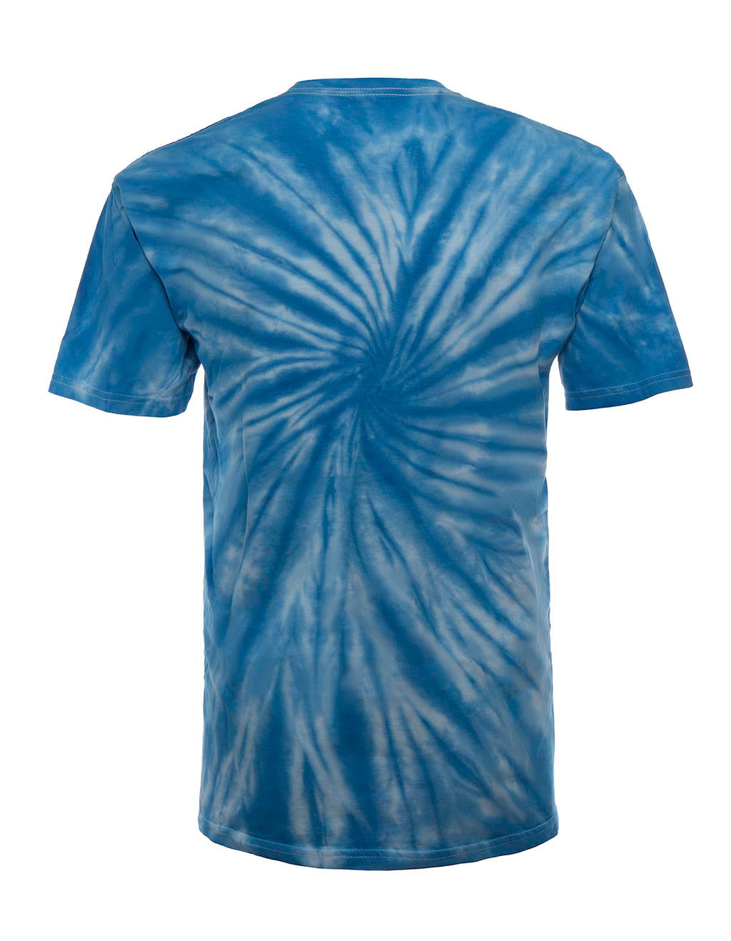 Sky Single Spiral Tie Dye Crew Neck T-Shirt - Image 3