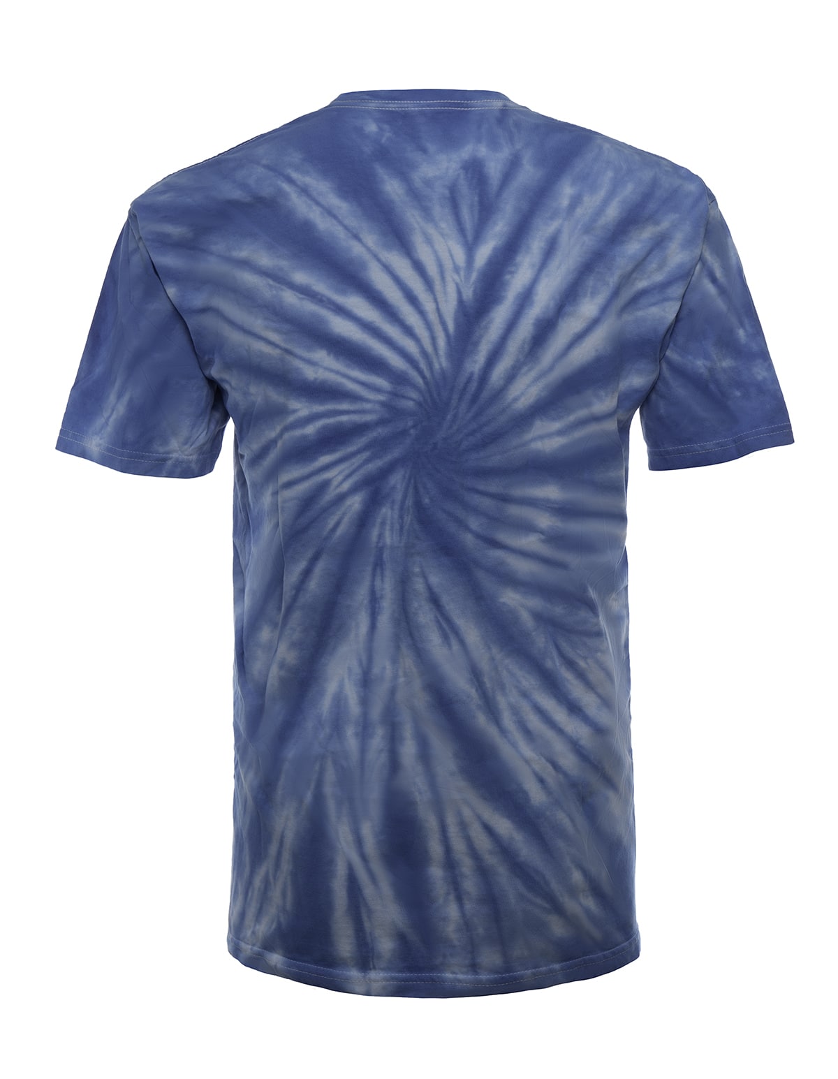 Sky Single Spiral Tie Dye Crew Neck T-Shirt - Image 3