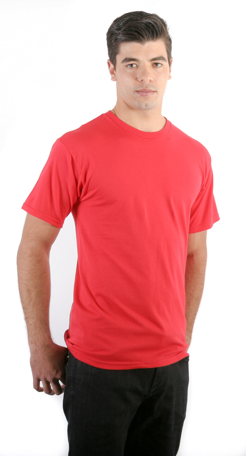 Retro Ring-Spun Crew Neck T-Shirt Black 2100 - Image 42