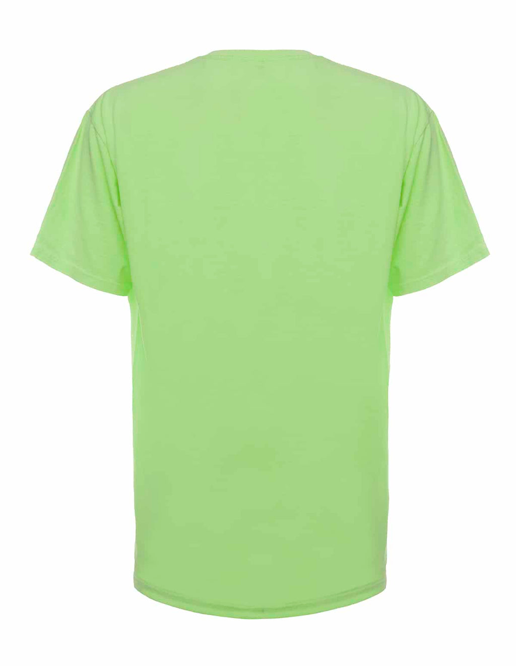 Neon Green Garment Dyed T-Shirt for Custom Branding
