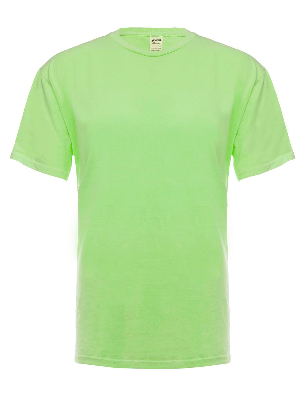 Neon Green Garment Dyed T-Shirt for Custom Branding