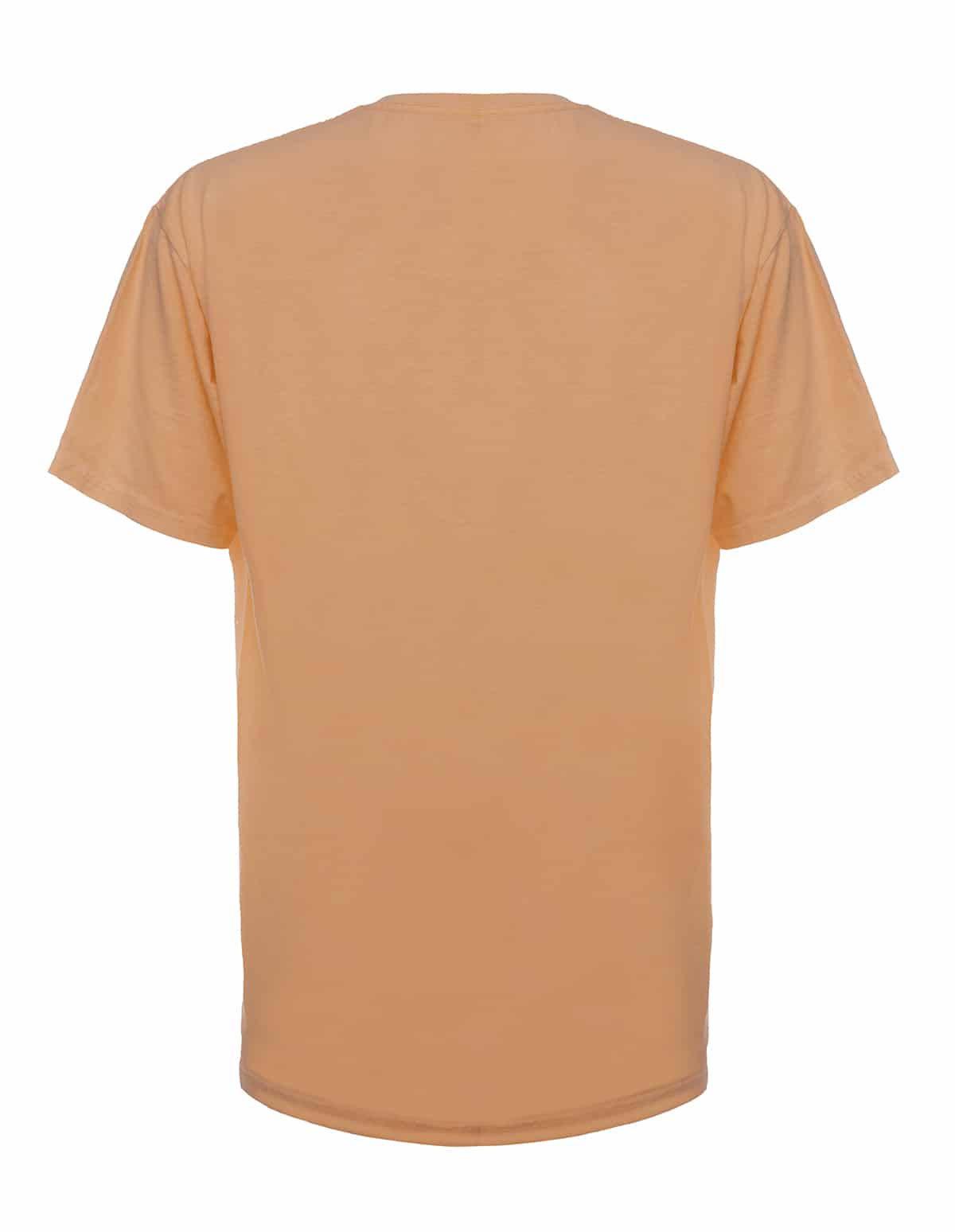 Neon Orange Garment Dyed Crewneck T-Shirt