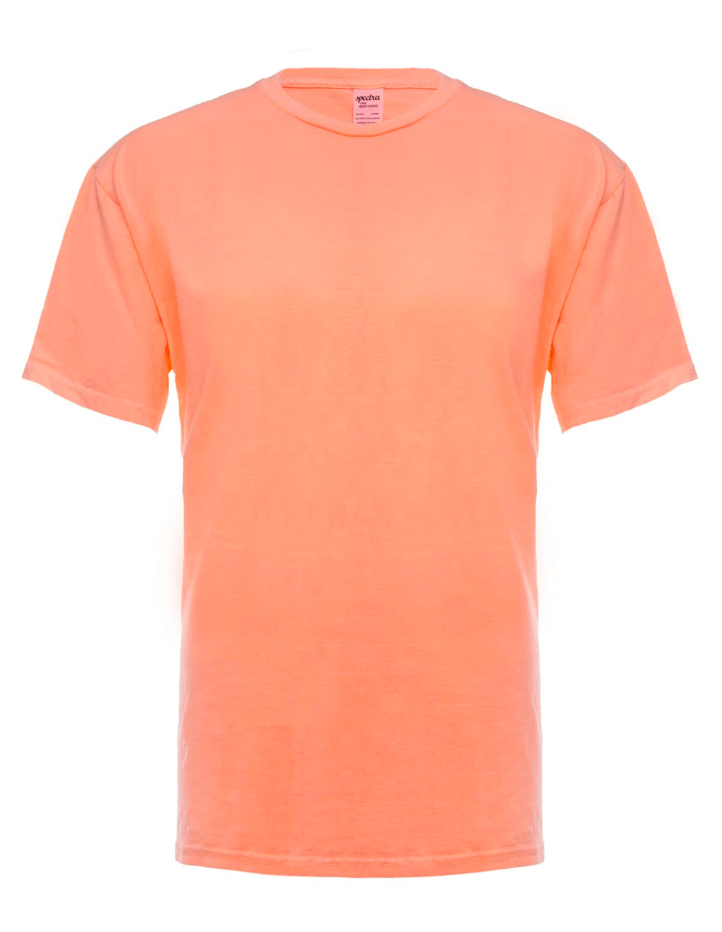 Neon Orange Garment Dyed Crewneck T-Shirt