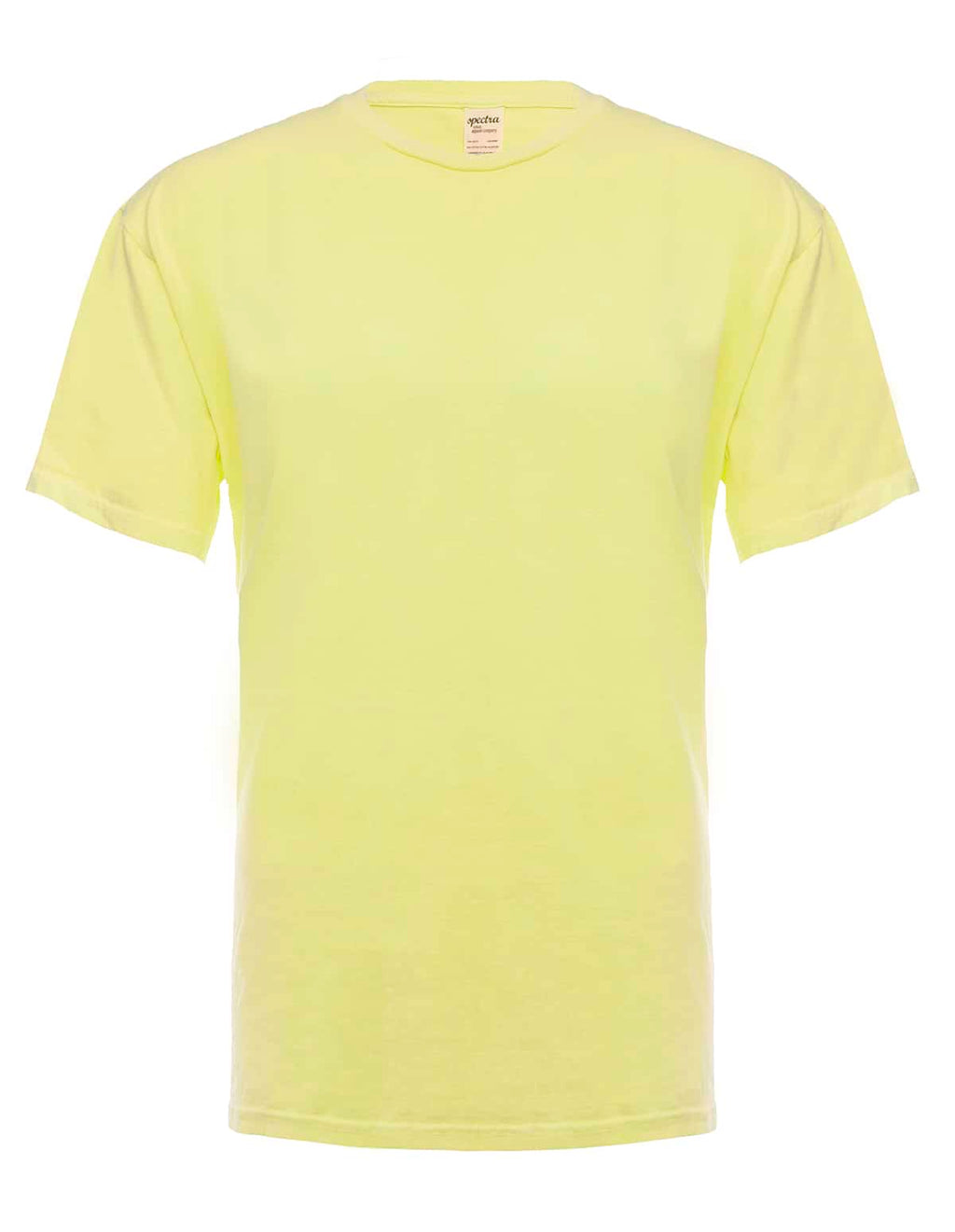 Neon Yellow Garment Dyed Crewneck T-Shirt - Image 2