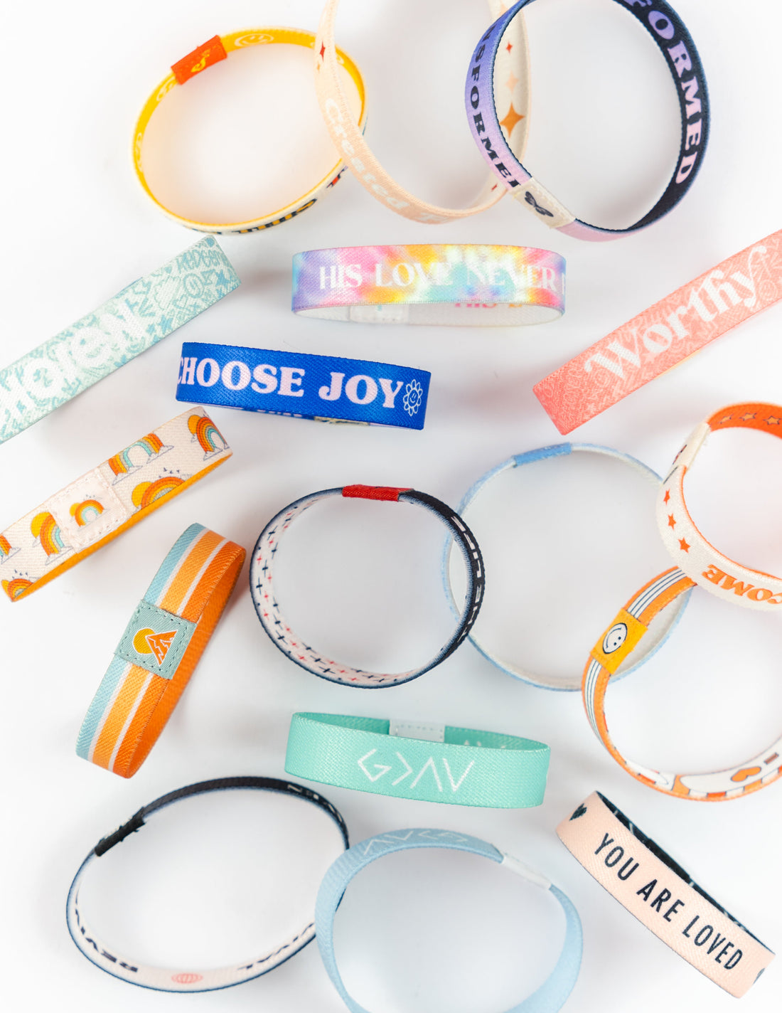 Mystery 50-Pack Knit Wristbands
