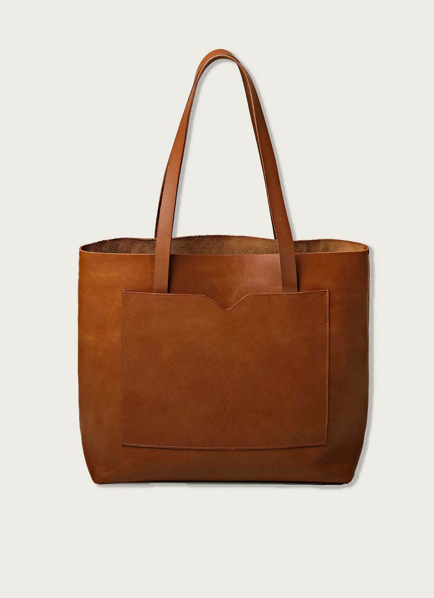 Contigo Full-Grain Leather Tote Bag