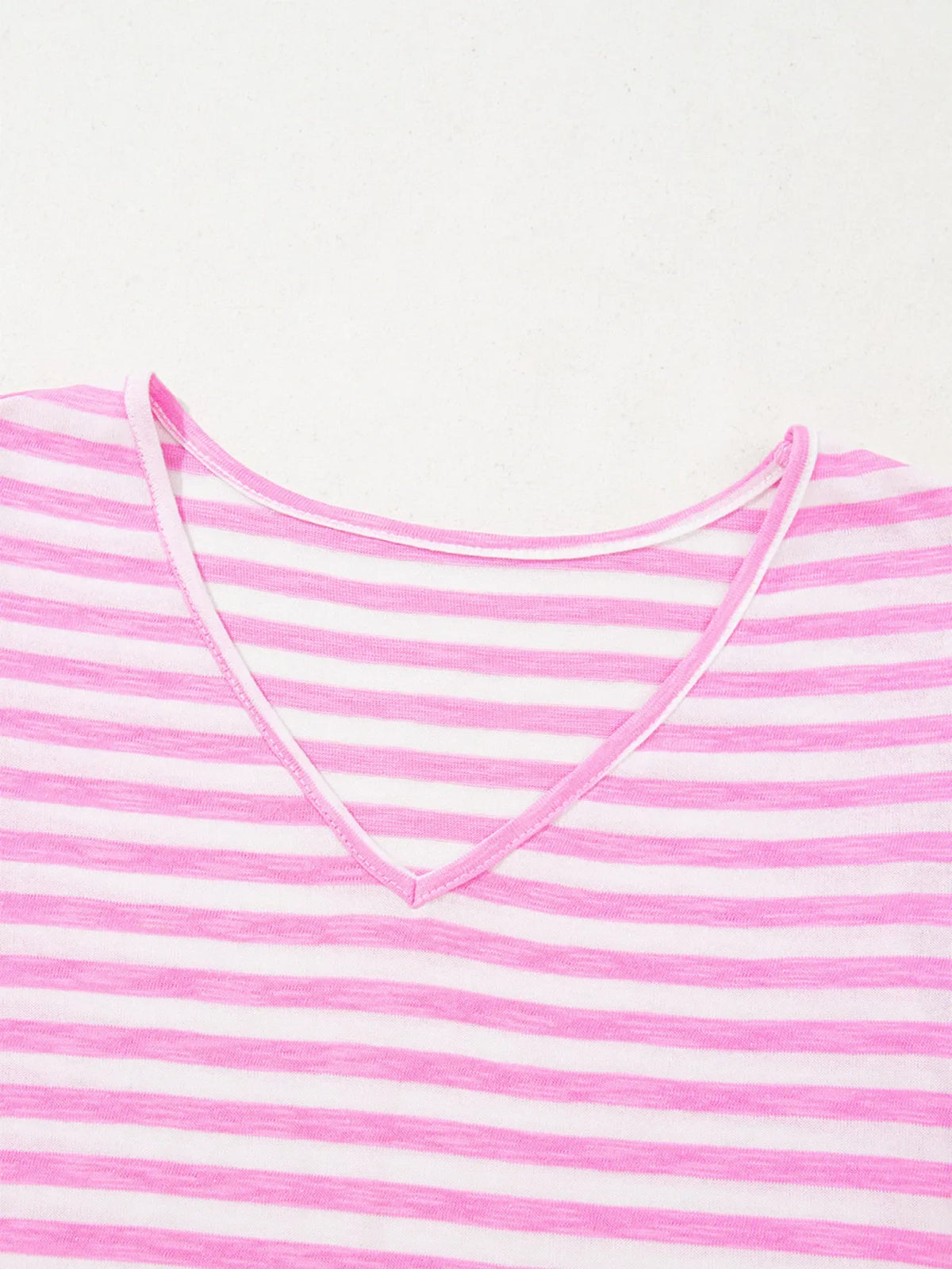 Striped V-Neck T-Shirt