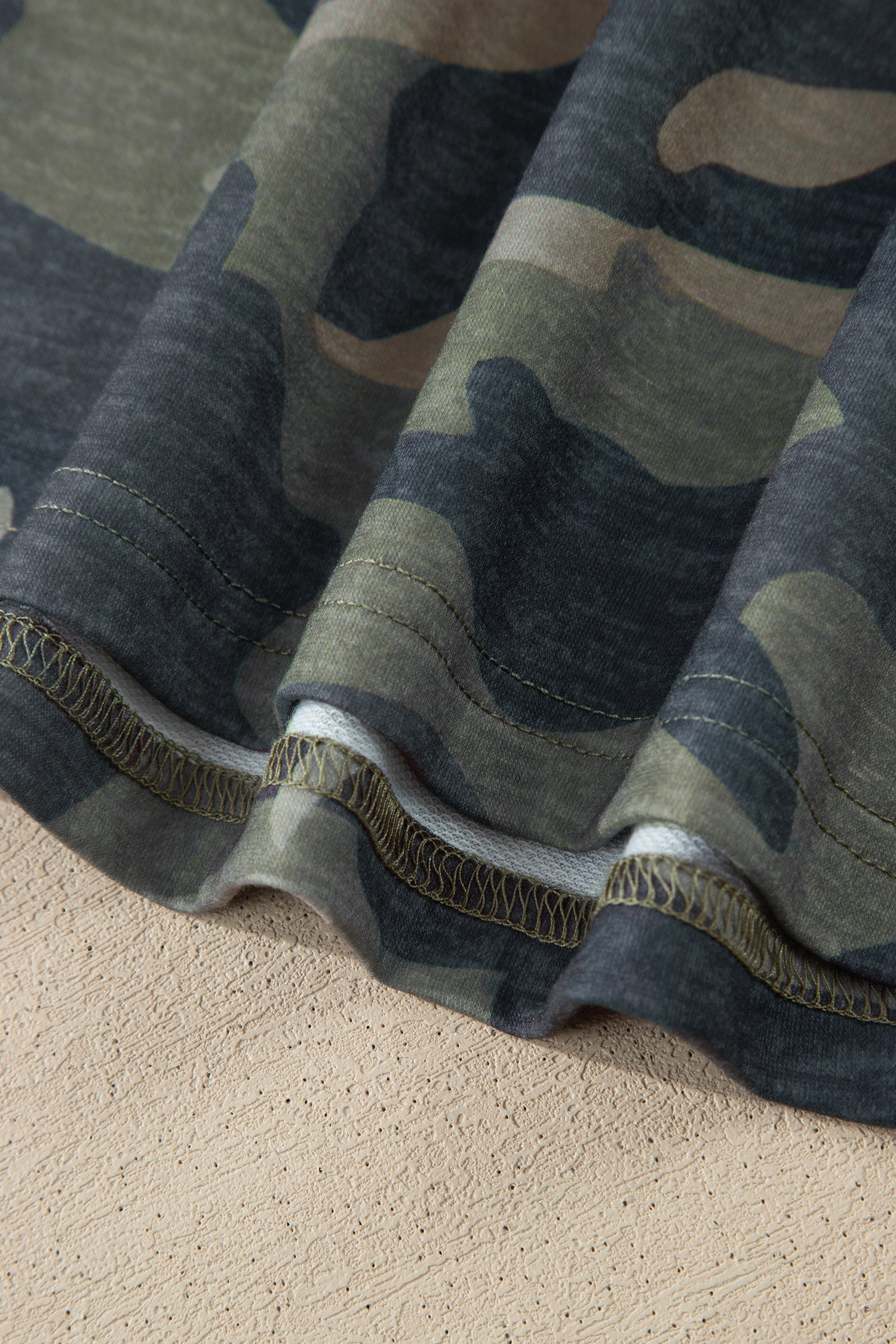 Tallulah Camouflage Print Slim Tank Top