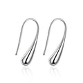 Women's Silver Water Drop Ear Hook