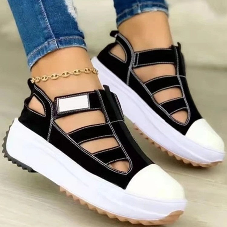 New Style Women's Thick Sole Casual Shoes with Velcro