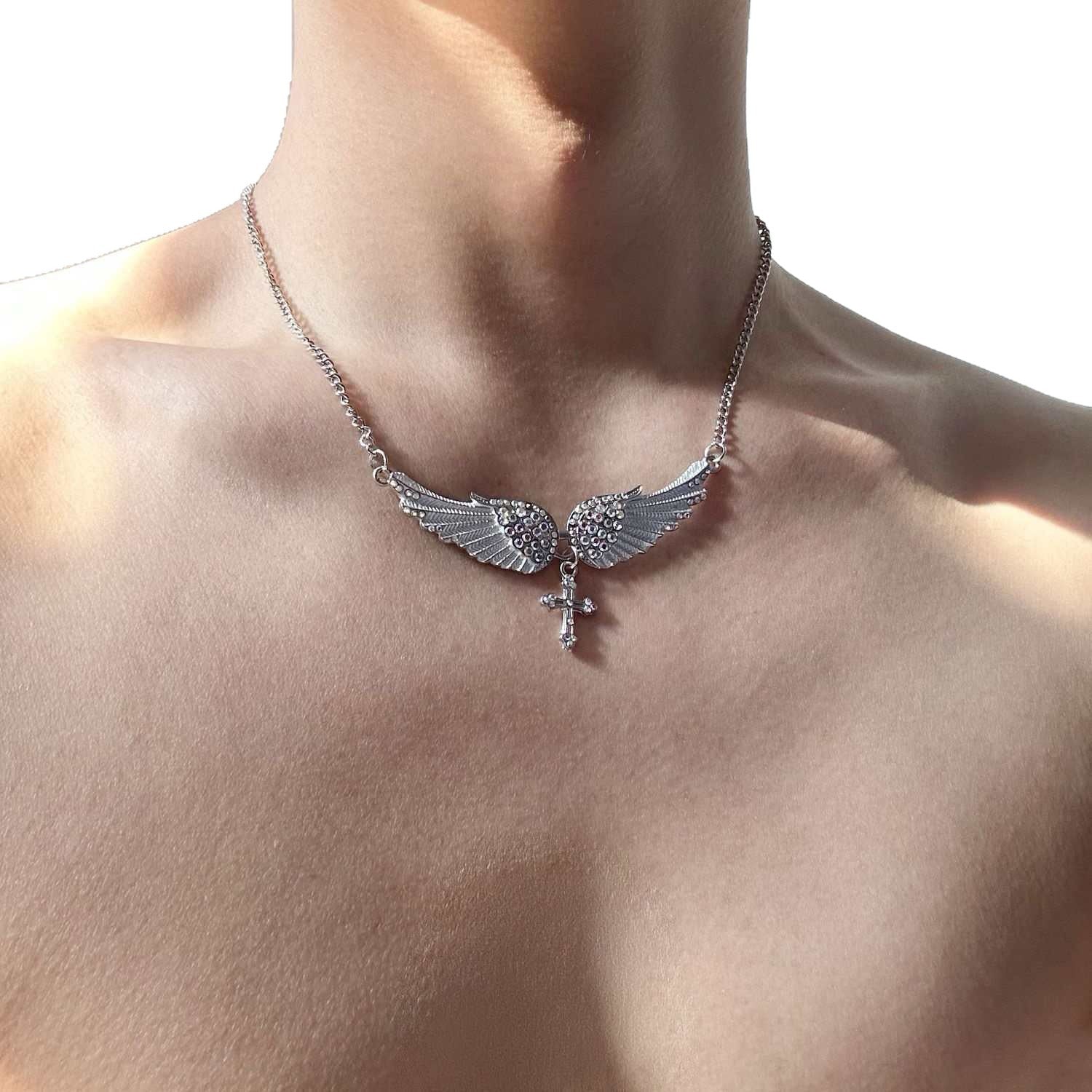 Mens And Womens Sophisticated Cross American-Style Versatile Necklace