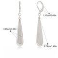 Minimalist 18K Gold Teardrop Earrings – Elegant Drop Jewelry