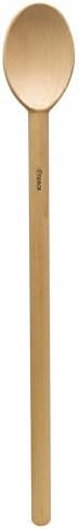 HIC Kitchen Deluxe Heavyweight French Beechwood Spoon, Made in France, 17.75