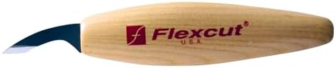 FLEXCUT Wood Carving Knives | Fine Detail Knife | Honed and Polished 1095 High