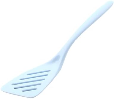 Hutzler 7.25 Inch Mini Melamine Angled Slotted Turner Spatula