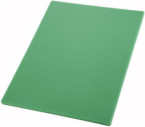 Winco 12" x 18" Green Cutting Board