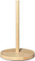 NESAPTO Paper Towel Holder Countertop, Wooden Freestanding Paper Towel Stand