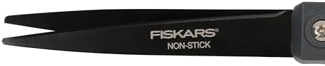Fiskars 8" Non-Stick Titanium SoftGrip All Purpose Scissors