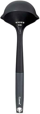 Culinare Soup Ladle with Dual Pouring Spouts & Herb Stripper – Heat-Resistant