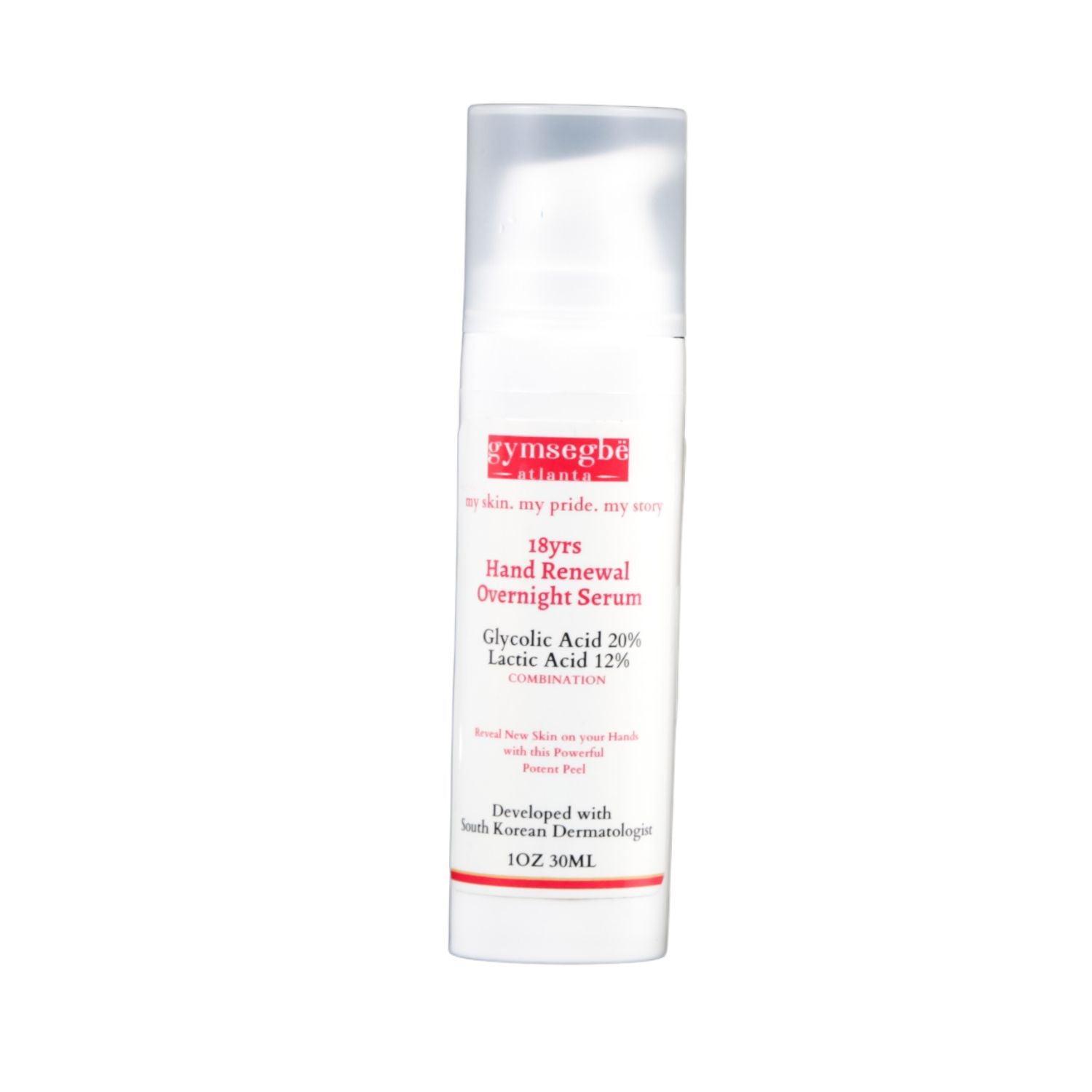 Hand Rejuvenating Anti-Aging Kit, Brightening Serum & Gloves