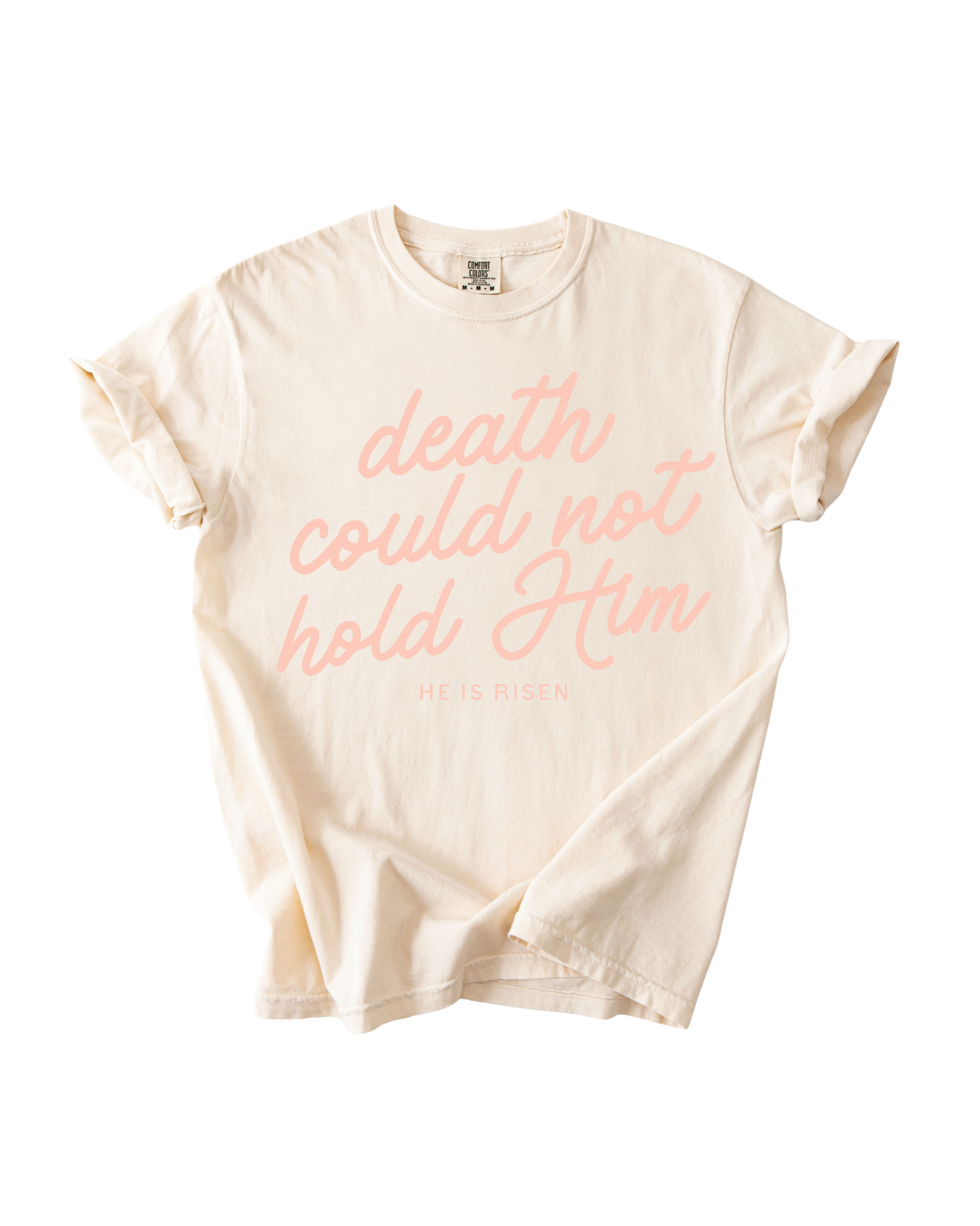 Death Could Not Hold Him Easter Graphic Tee - Unisex Cotton Shirt