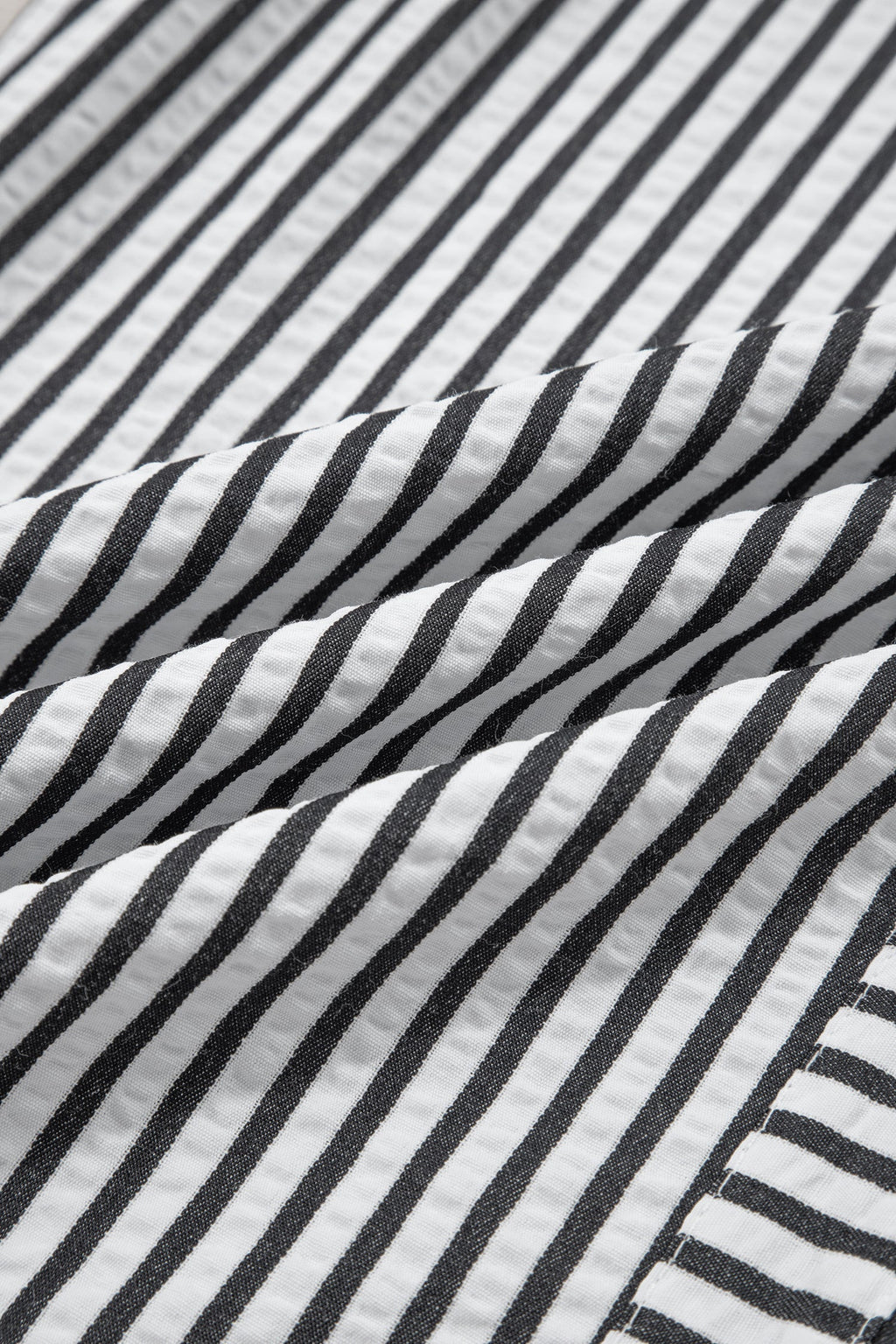 Plus Size Stripe Tie Waist Wide Leg Pants