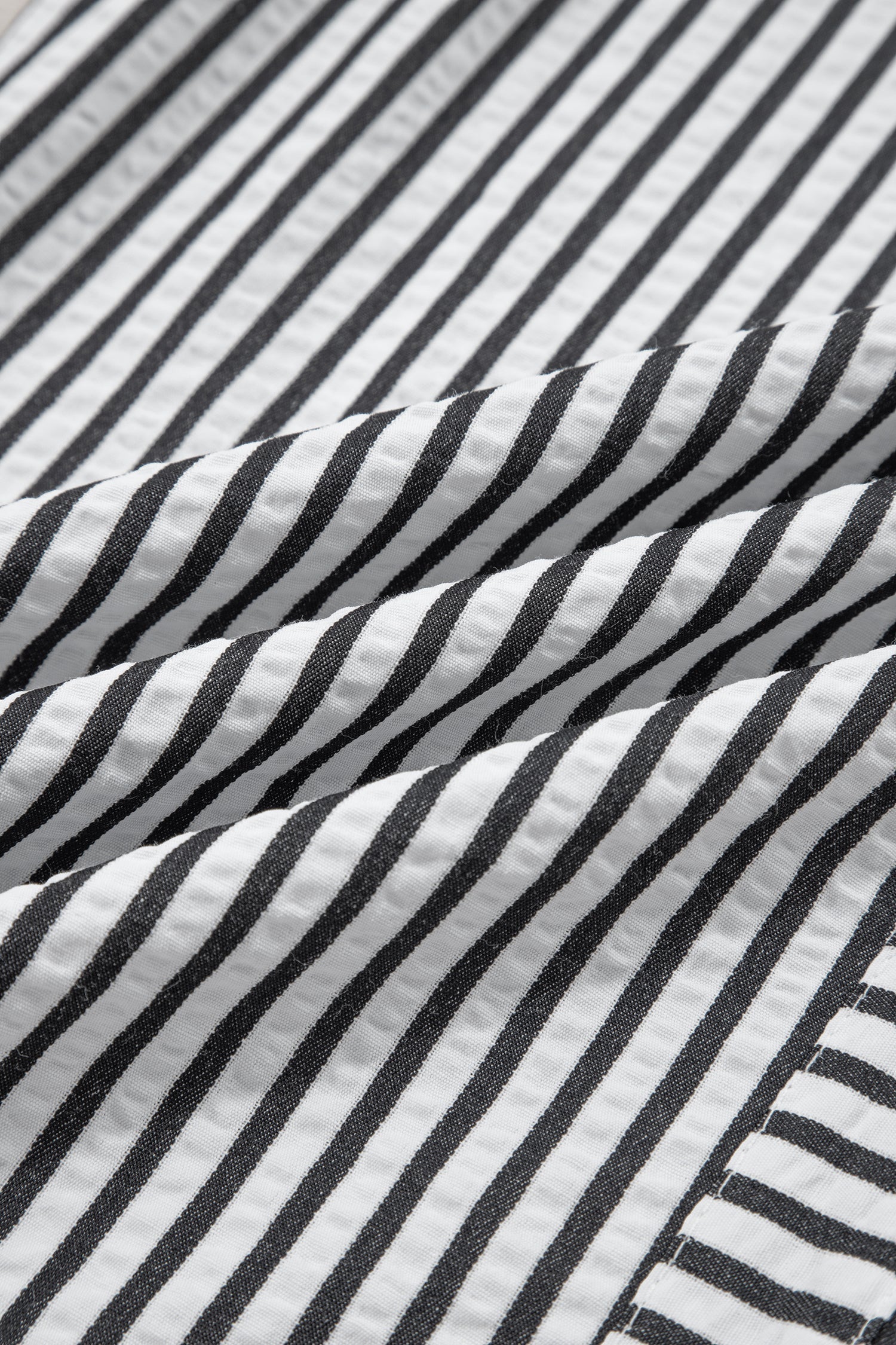 Plus Size Stripe Tie Waist Wide Leg Pants
