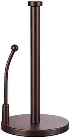 SMARTAKE Paper Towel Holder Countertop, Non-Slip Weighted Base