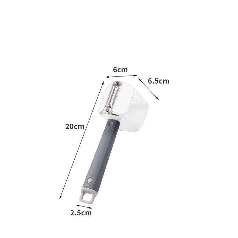 Modern Stainless Steel Kitchen Peeler – Minimalist Ergonomic Tool