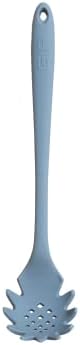 GIR 13-Inch Premium Silicone Spaghetti & Pasta Spoon – Slate