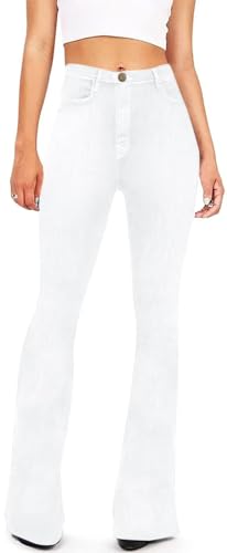Rfm Jeans - KDF Flare Jeans for Women Womens Bootcut Bell Bottom Jeans High Waisted Stretch Slimming Bell Bottoms Jeans