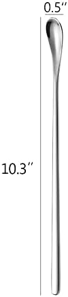 Delove Long Stainless Steel Cocktail Stirrers Stir Cocktail Drink Swizzle Stick