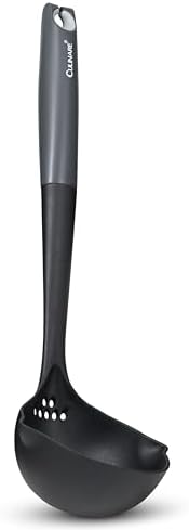 Culinare Soup Ladle with Dual Pouring Spouts & Herb Stripper – Heat-Resistant