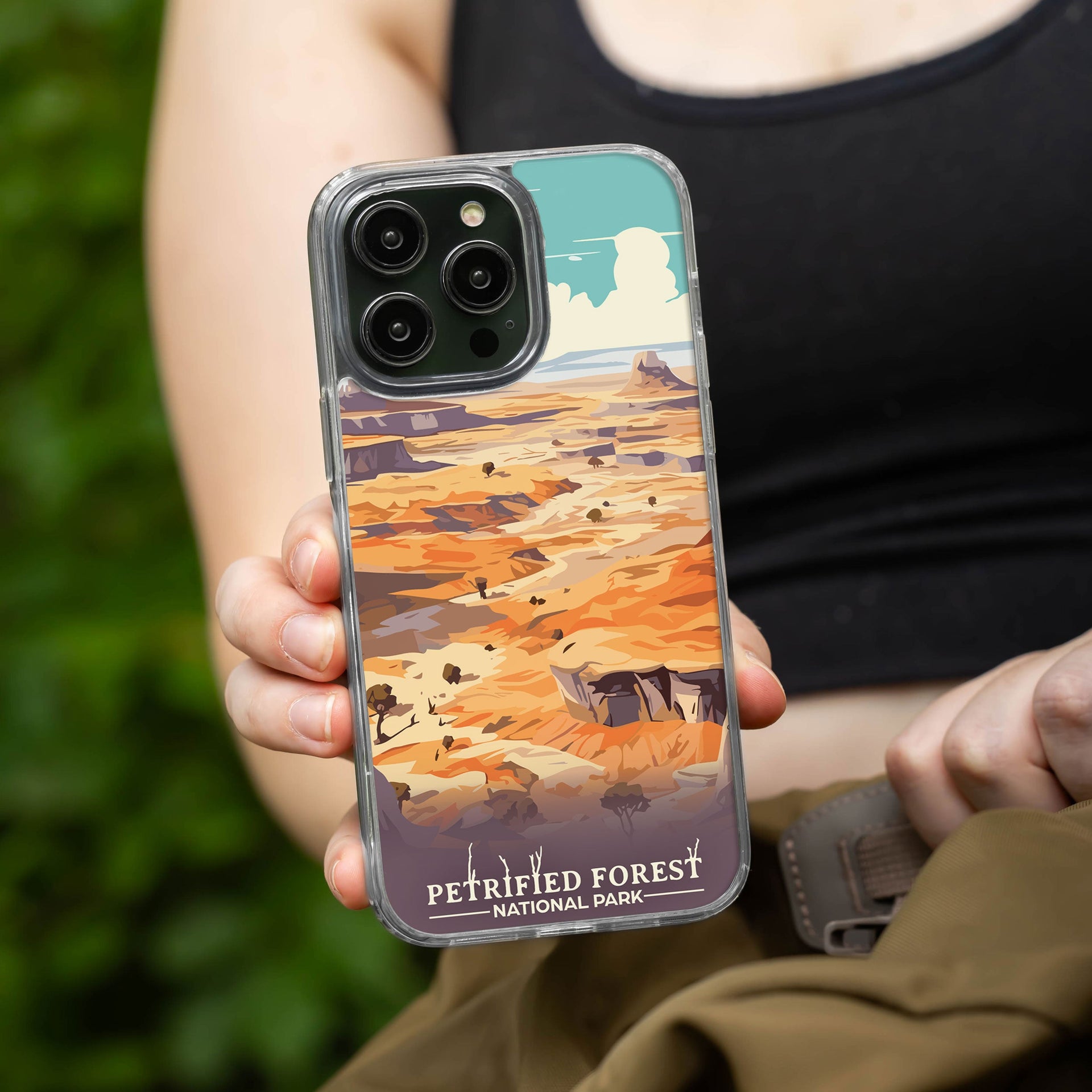 National Parks Petrified Forest HD Apple iPhone 13 Series Mag-Safe Phone Case