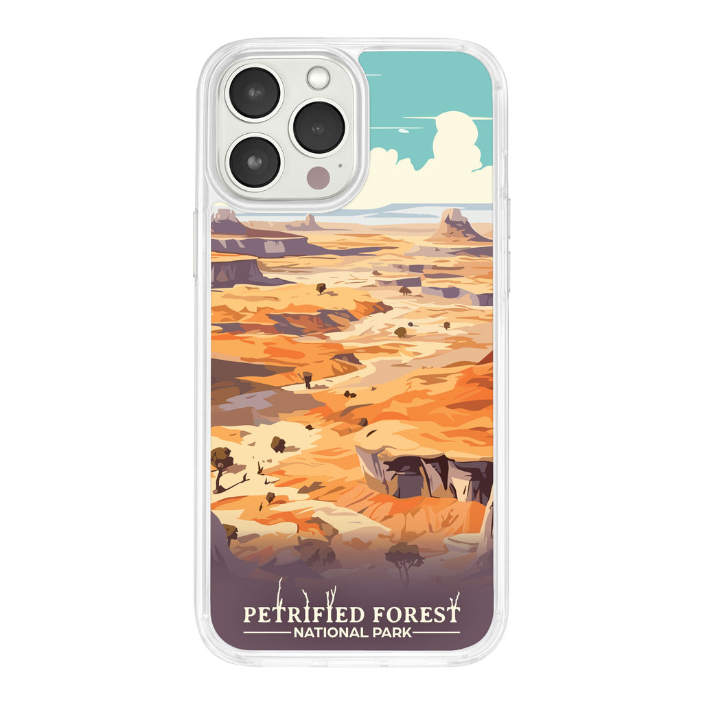 National Parks Petrified Forest HD Apple iPhone 14 Series Mag-Safe Phone Case