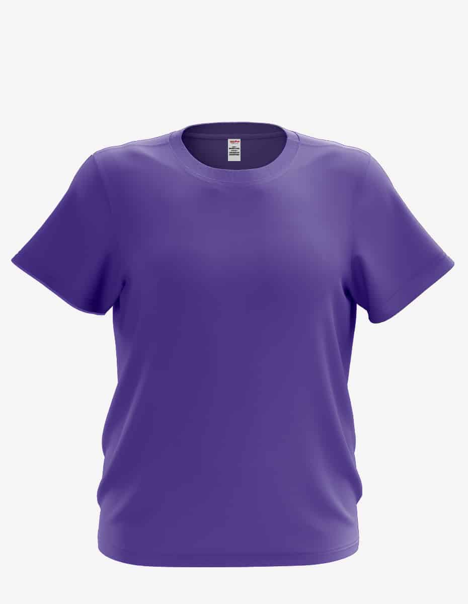 Youth Crew Neck Short Sleeve T-Shirt Soft Cotton Blend Tee - Image 12