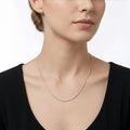 925 Sterling Silver Sterling  Snake Chain Necklace with Adjustable Extender - Classic Versatile Jewelry