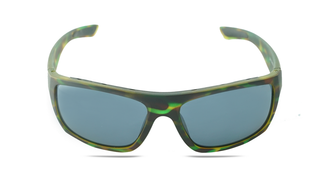 Zion Polarized Sunglasses in Green Camo with Brown Br16 Lenses - Image 4