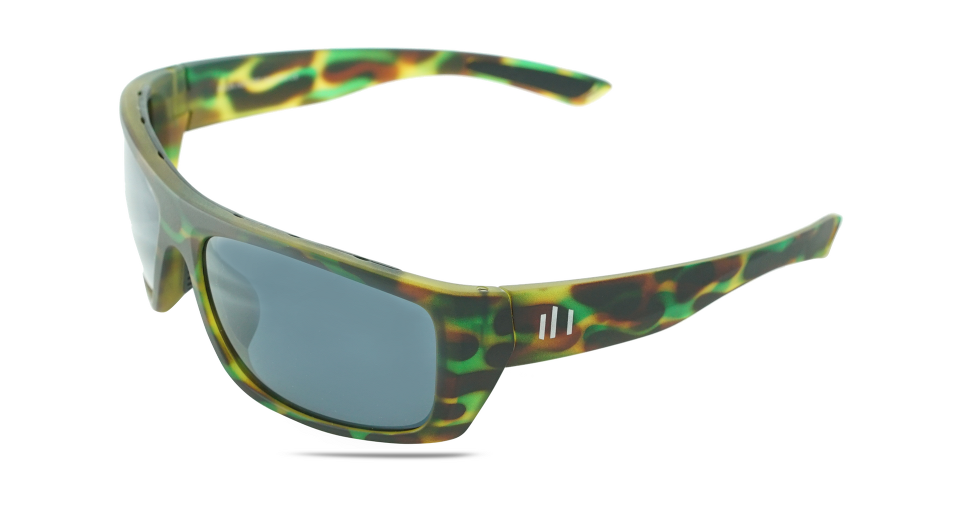 Zion Polarized Sunglasses in Green Camo with Brown Br16 Lenses - Image 3
